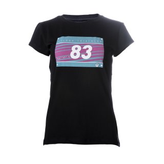 Start Number T-Shirt 2018 Damen black/pink