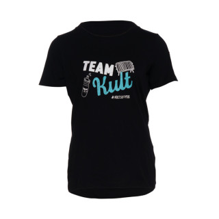 Team Kult T-Shirt 2021 Women black/celeste Gr. XS